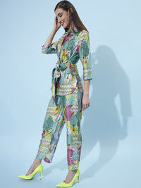 Athena Women Tropical Printed Co-Ords
