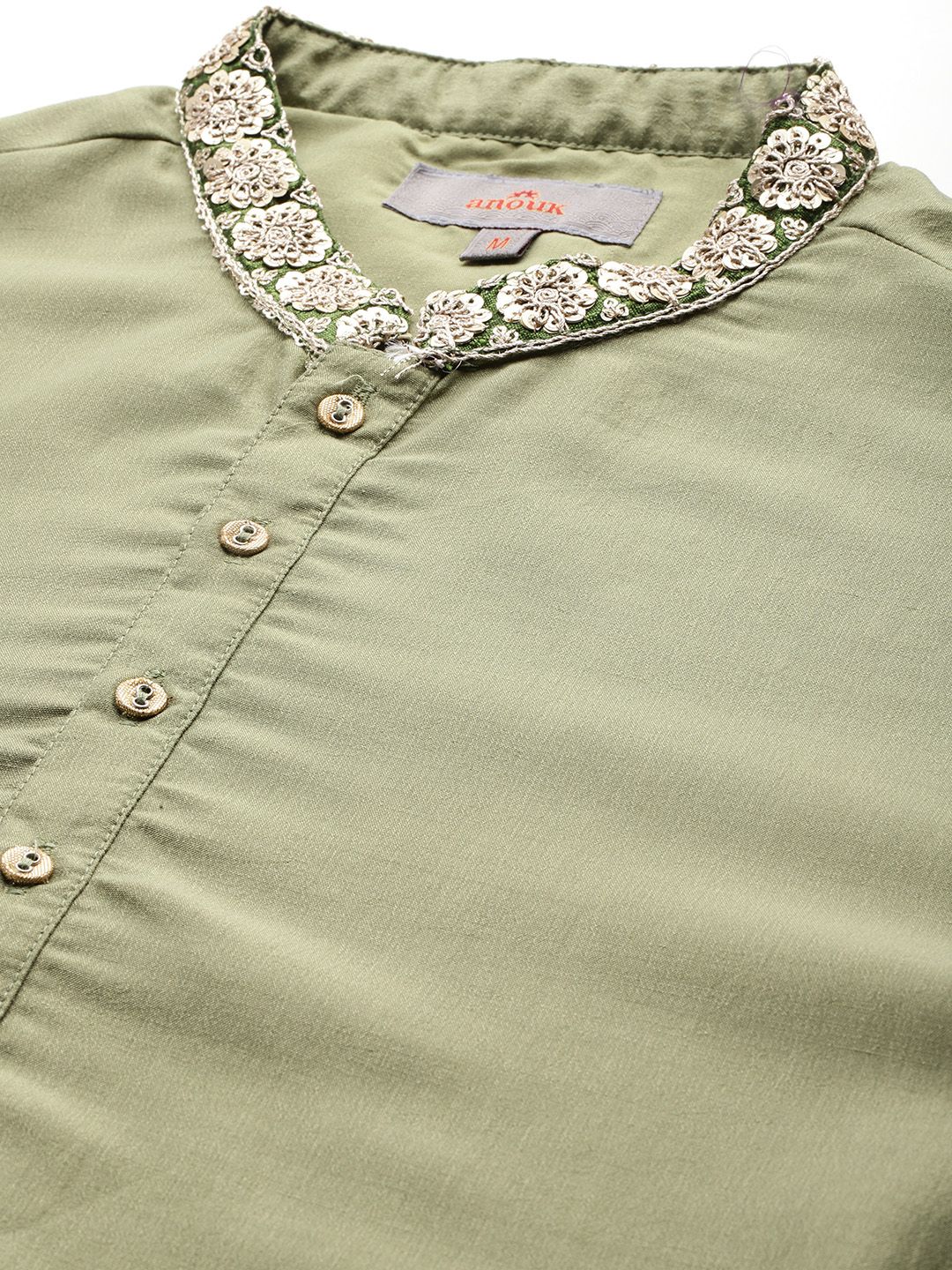 Anouk Men Regular Sequinned Embellished Kurta with Pyjamas