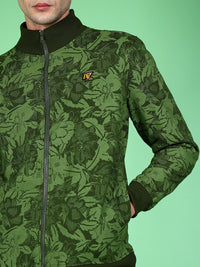 The Indian Garage Co Men Green Printed Sweatshirt