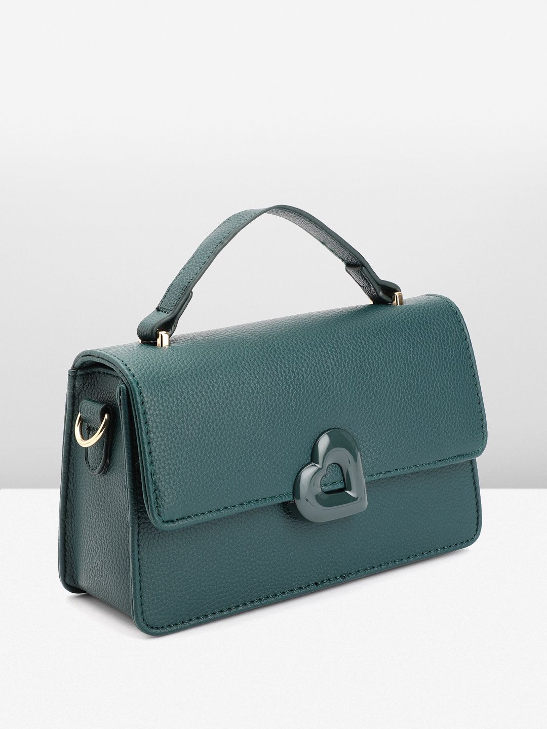 DressBerry Solid Structured Satchel