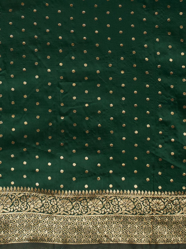 KALINI Ethnic Motifs Woven Design Zari Banarasi Saree