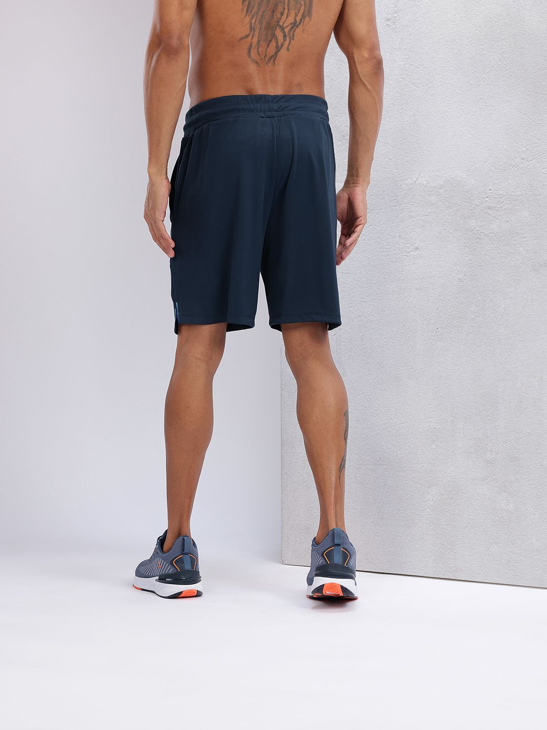HRX by Hrithik Roshan Men Mid-Rise Brand Logo Print Detail Training Shorts