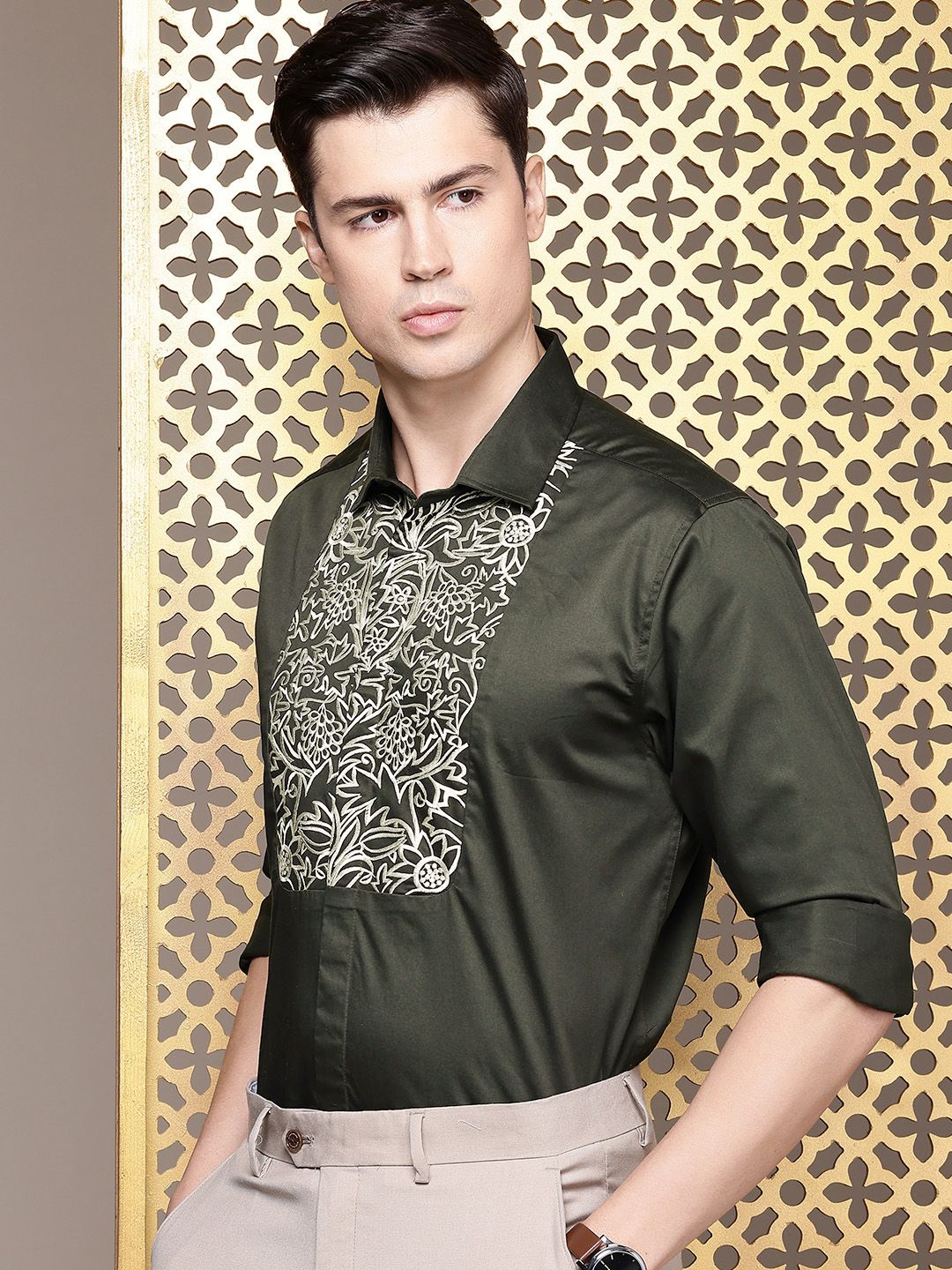 House of Pataudi Red Carpet Party Shirt
