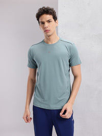 HRX by Hrithik Roshan Men Solid Round Neck Running T-shirt with Perforations