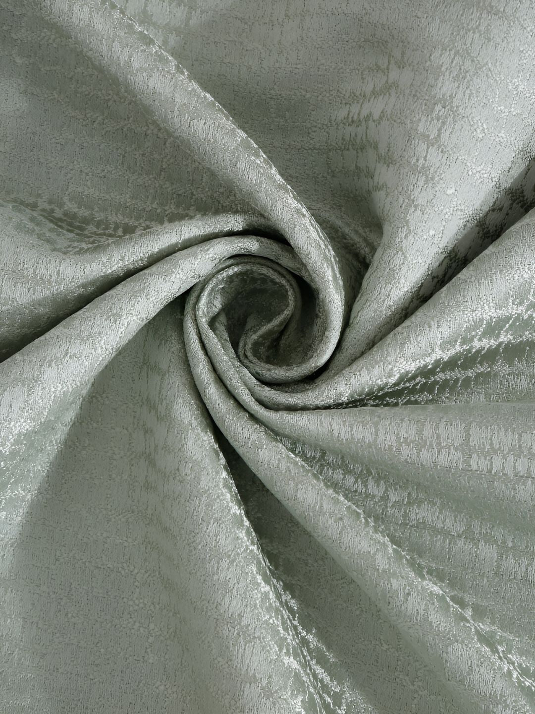 HOSTA HOMES Olive Green Abstract Black Out Door Curtain