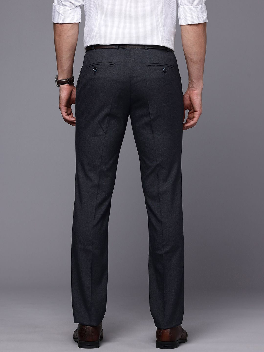 Raymond Men Slim Fit Formal Trousers