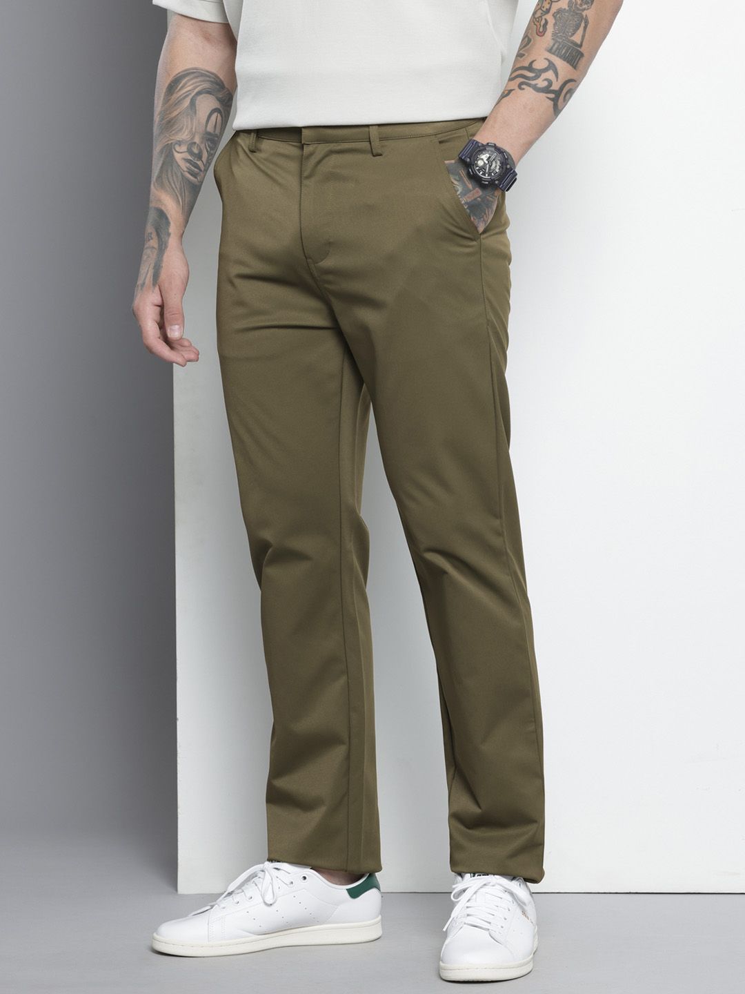 The Indian Garage Co Men Chinos Trousers