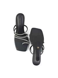 Lino Perros Embellished Open Toe Wedge Sandals