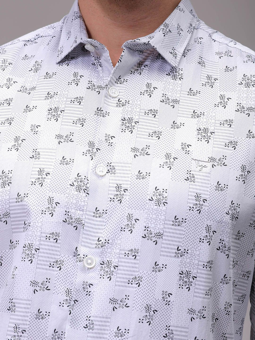 The Indian Garage Co Men Slim Fit Opaque Printed Casual Shirt