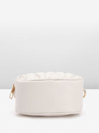 DressBerry Quilted Handheld Bag with Detachable Sling Strap