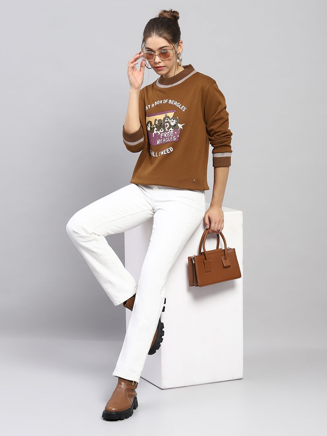 Monte Carlo Women Printed Sweatshirt