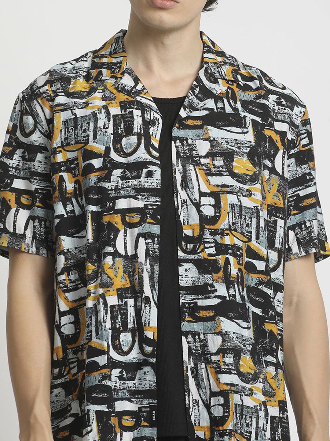 THE BEAR HOUSE Men Opaque Printed Casual Shirt