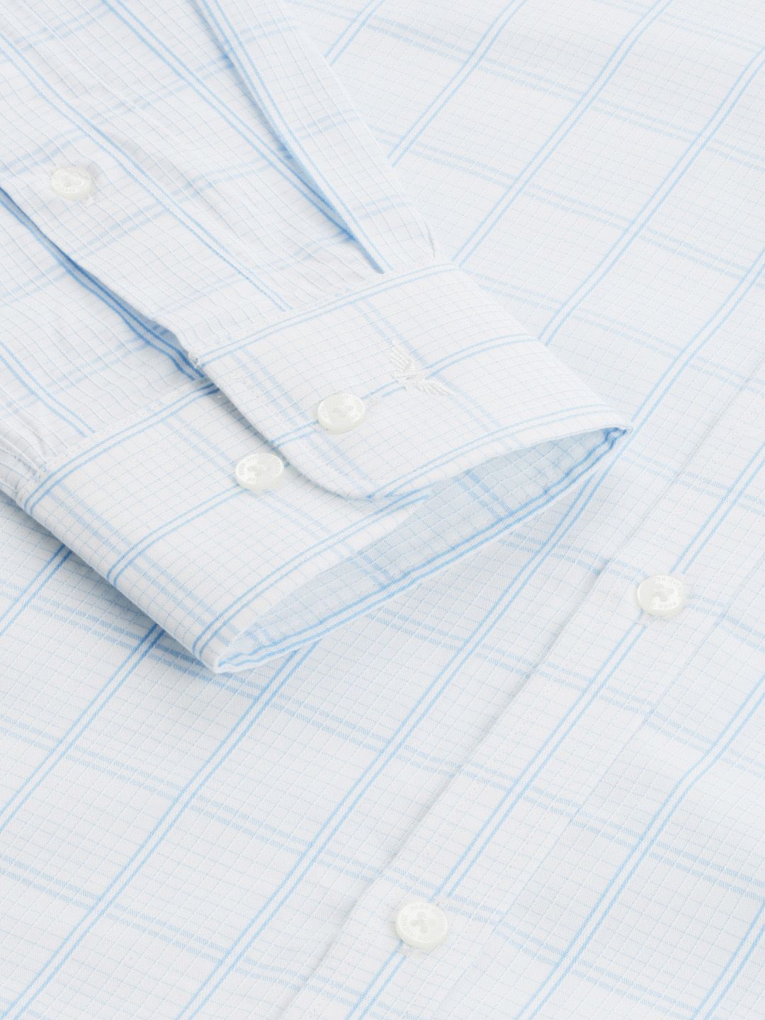 Park Avenue Slim Fit Checked Pure Cotton Formal Shirt