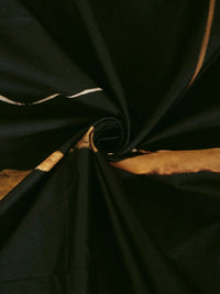 Moda Rapido X KLOTTHE Cadar King 400 TC Warna Hitam & Emas dengan 2 Sarung Bantal