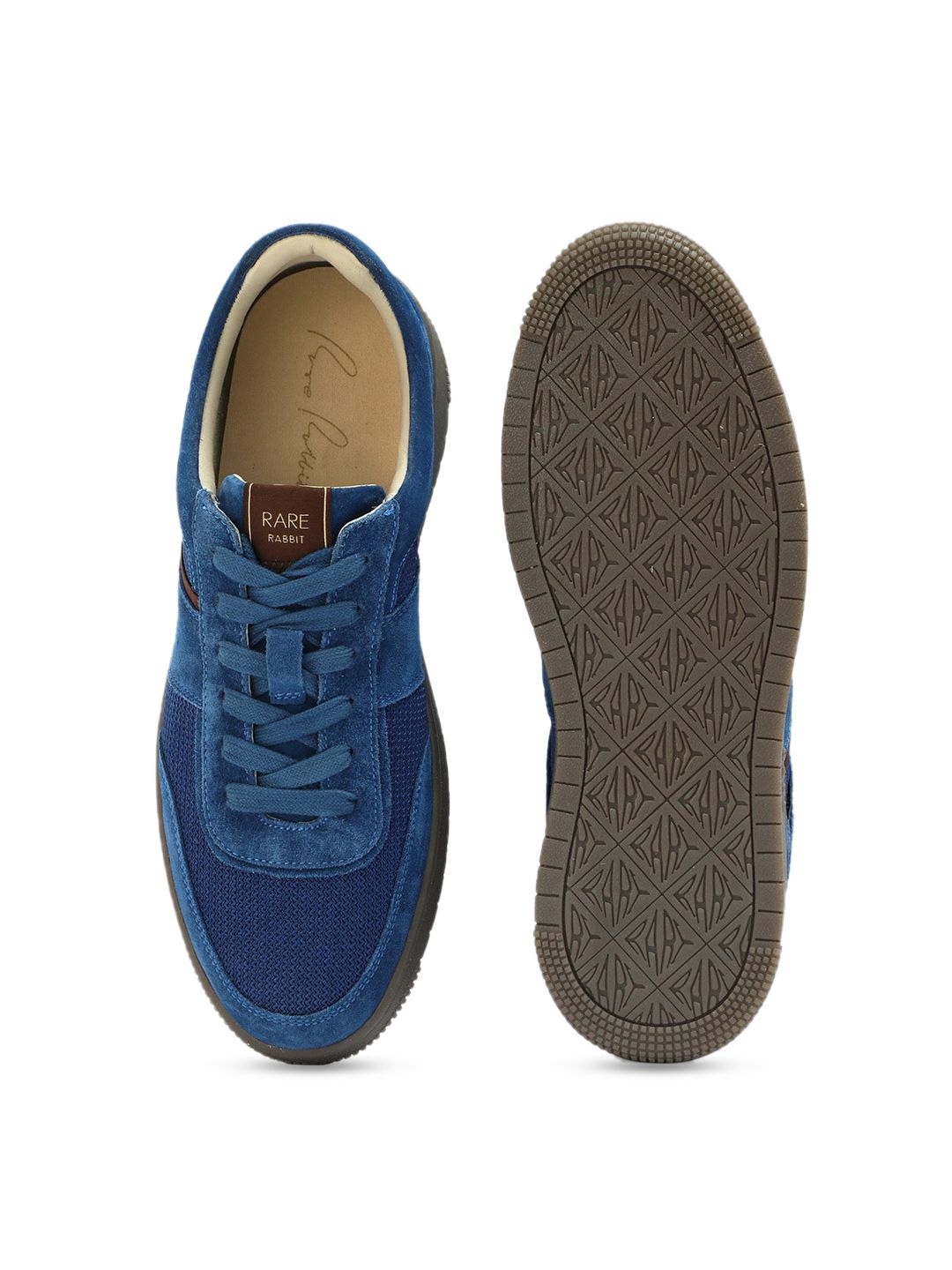 RARE RABBIT Men Rubio Textured Leather Sneakers