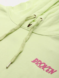 DressBerry Printed Hooded Sweatshirt