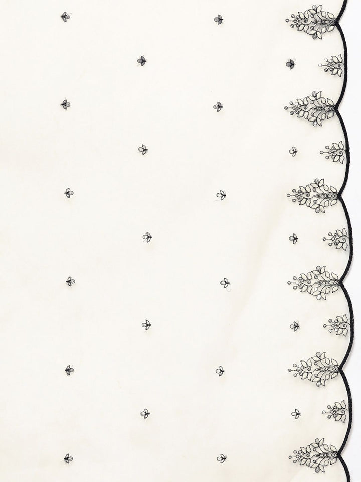 Indo Era Women Ethnic Motifs Embroidered Regular Thread Work Kurta with Trousers & With Dupatta