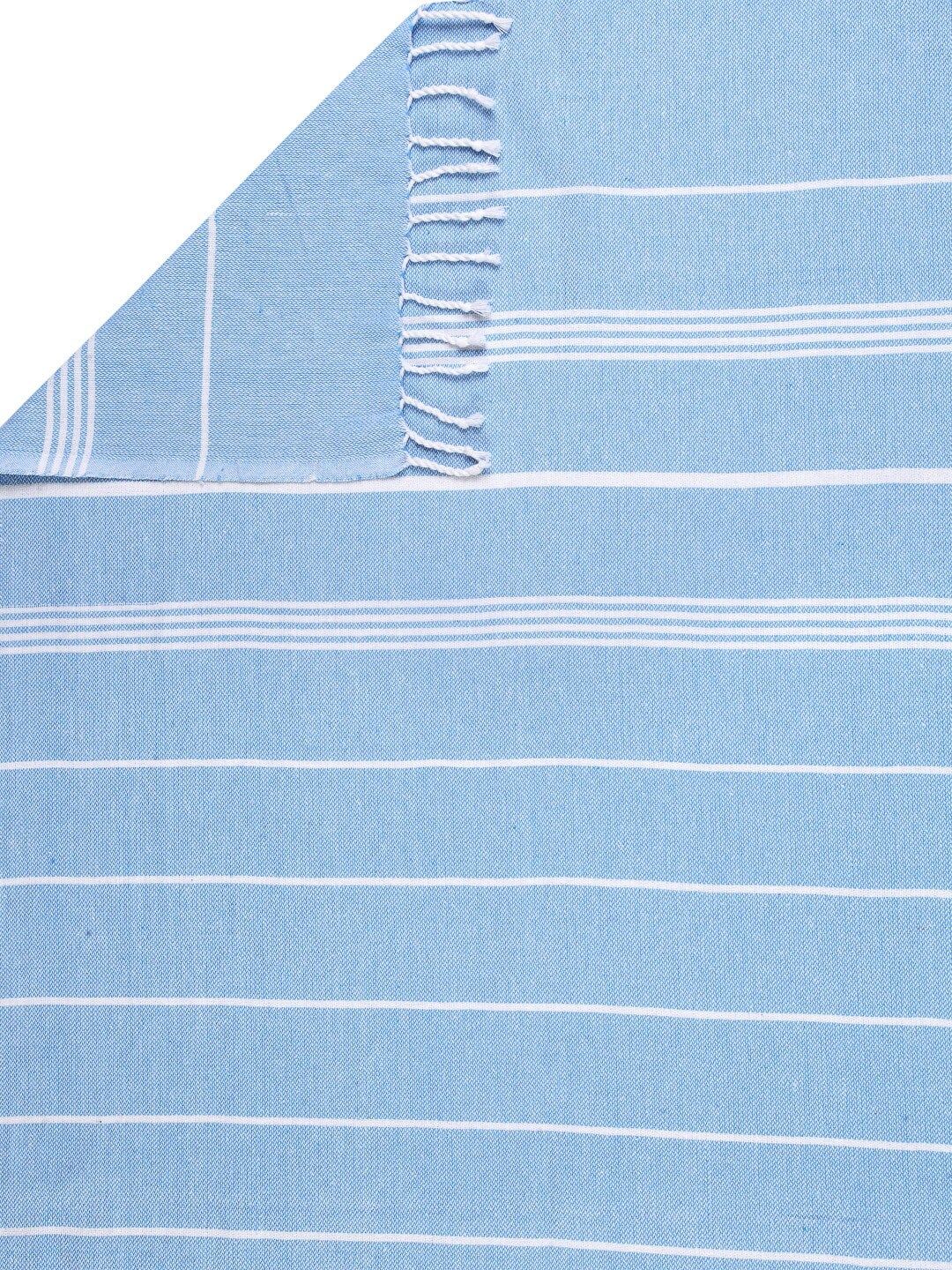 KLOTTHE Unisex Set Of 4 Striped 233 GSM Bath Towels