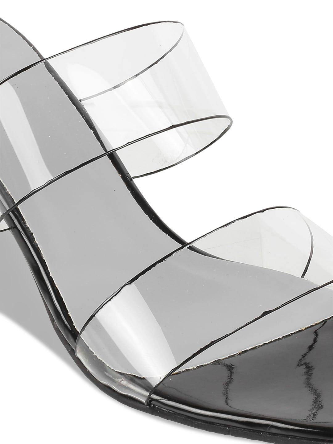 Metro Double Straps Slim Heels