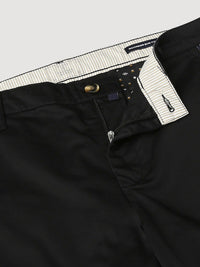 Thomas Scott Men Black Easy Wash  RegularChinos Trousers