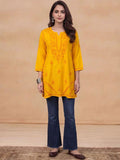 Rumah Wanita Chikankari Sulam Kurta Chikankari
