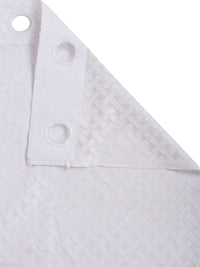 HOSTA HOMES White Geometric Long Door Curtain