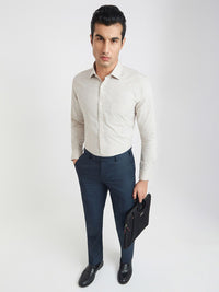 Park Avenue Men Slim Fit Printed Pure Cotton Formal Shirt