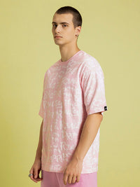 Bewakoof Typography Print Oversized Pure Cotton T-shirt