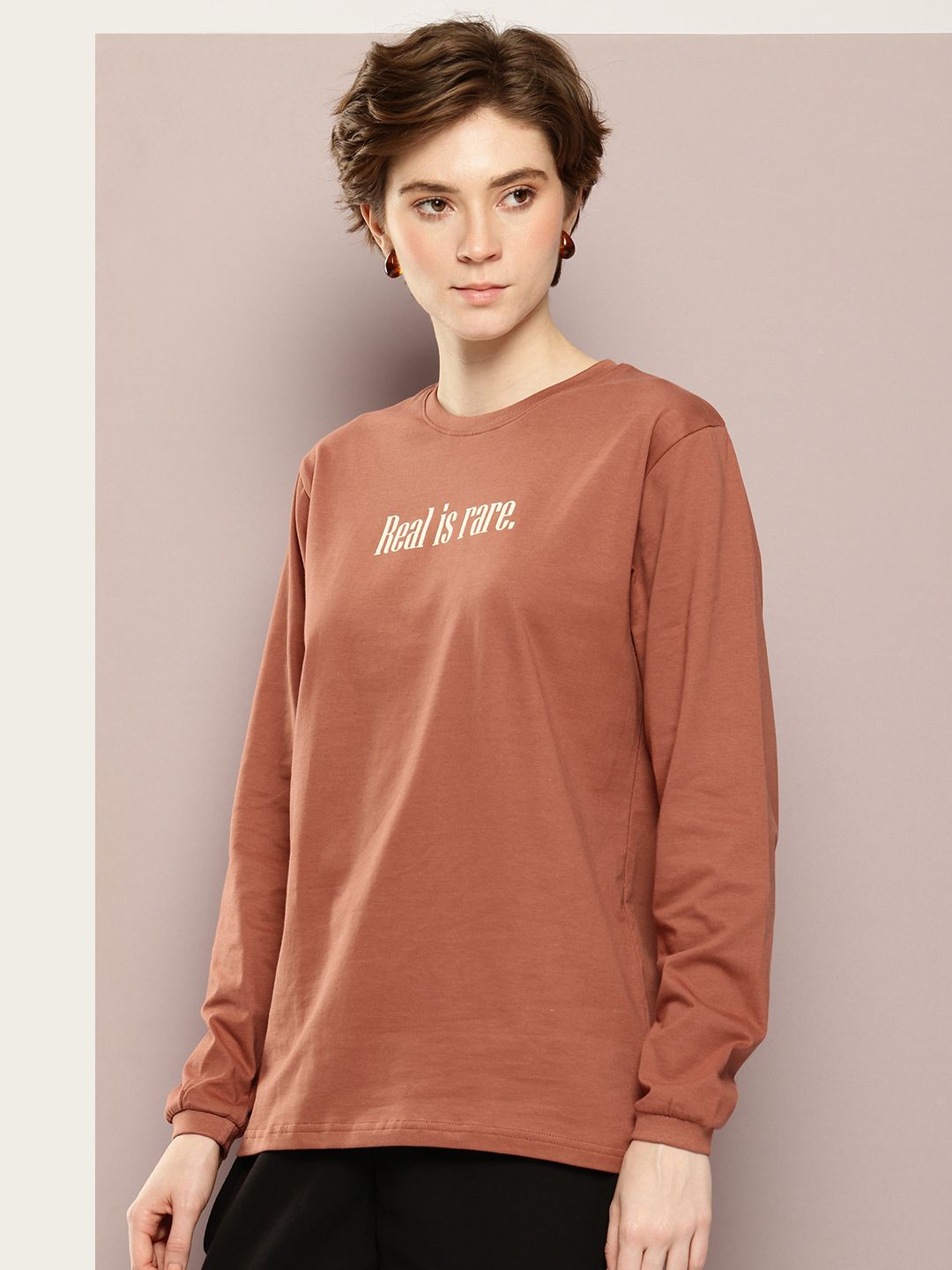 Dillinger Typography Printed Drop-Shoulder Sleeves Kapas Tulen T-Shirt Berat