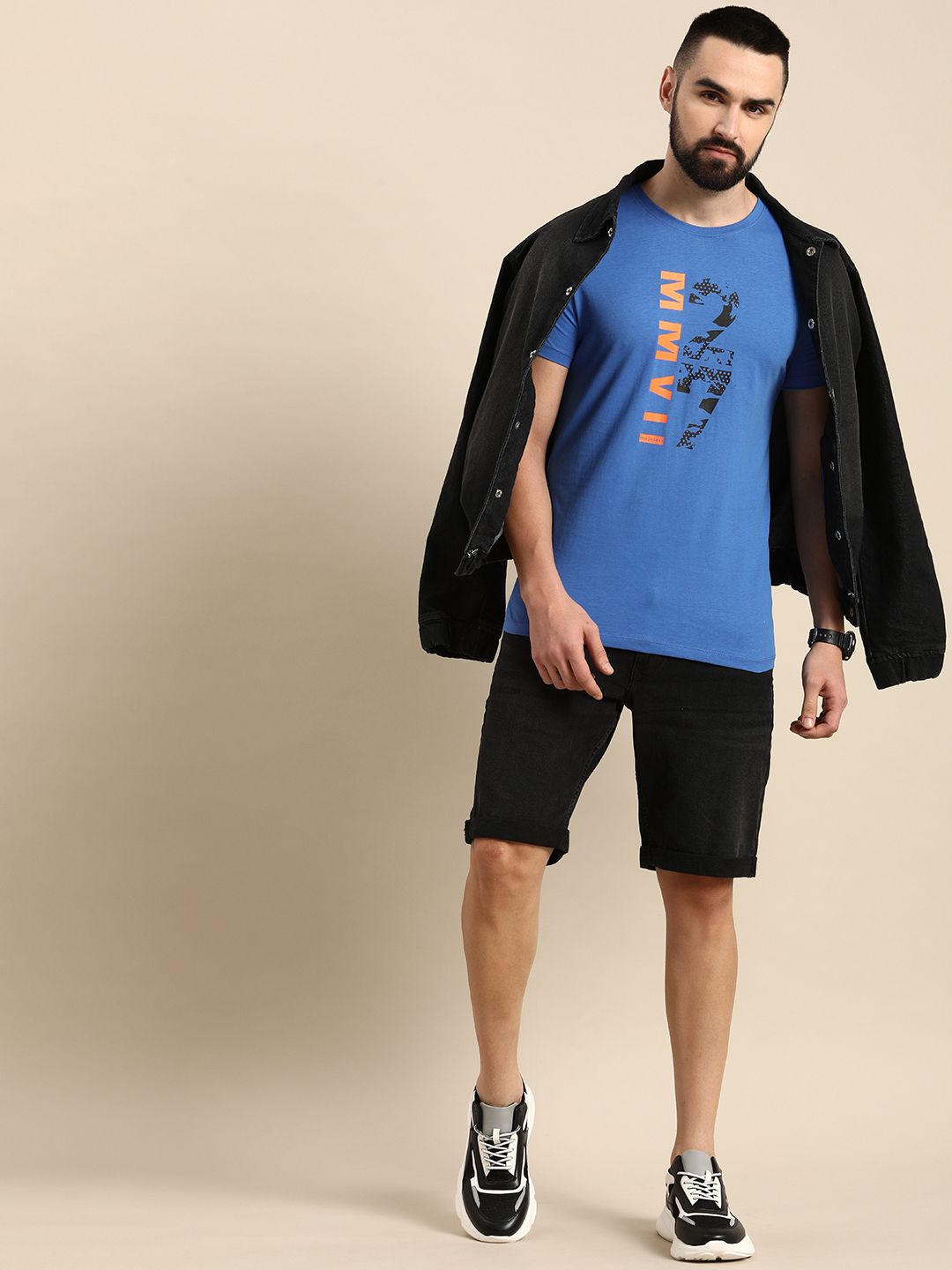 Being Human Graphic Printed Pure Cotton T-shirt