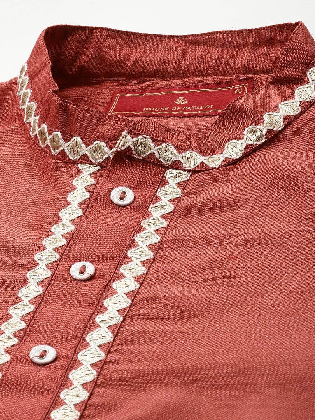 House of Pataudi Regular Jashn Kurta with Patiala & Dupatta