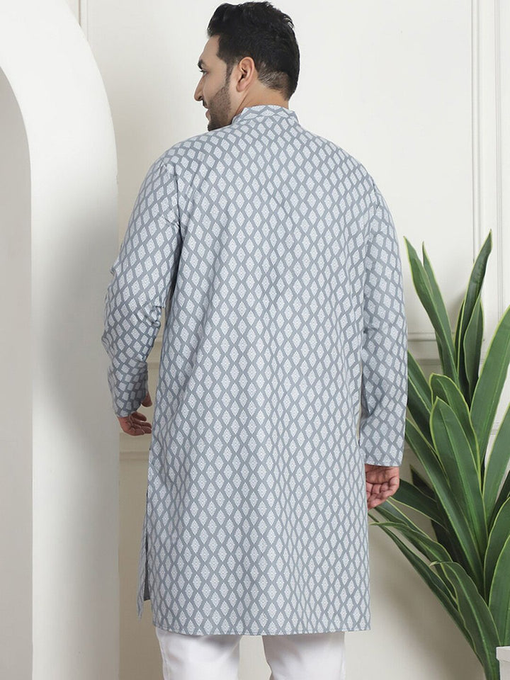 SOJANYA PLUS Geometric Printed Kurta