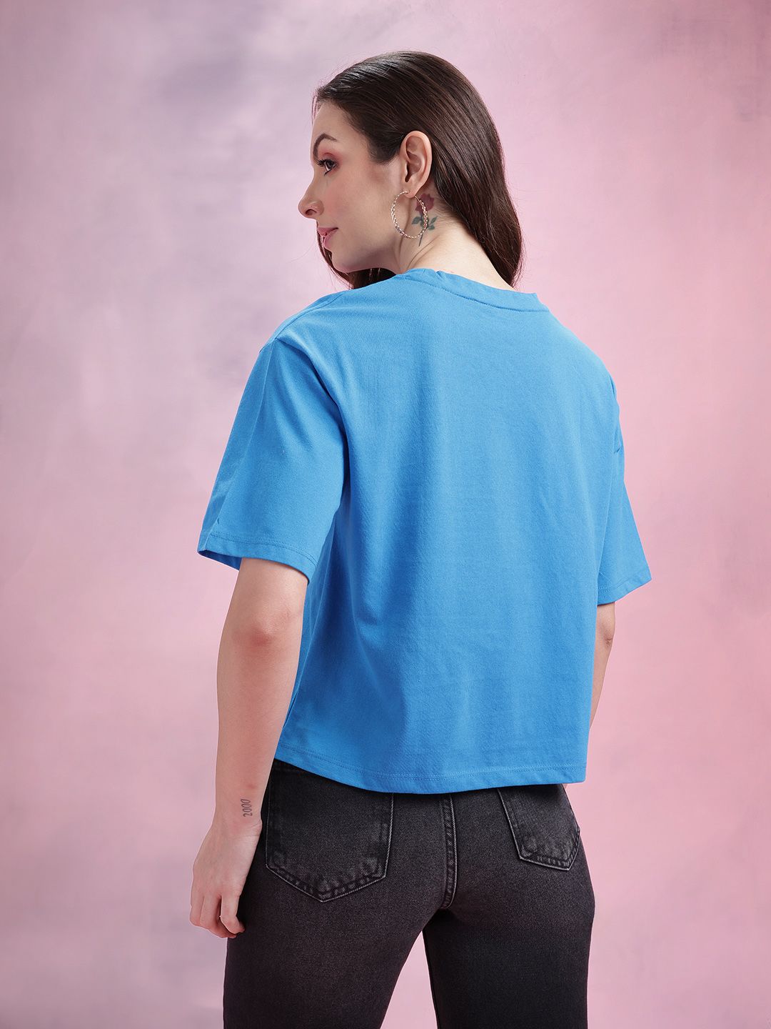 DressBerry Drop-Shoulder Boxy T-shirt