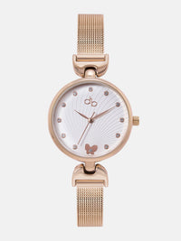 DressBerry Women Embellished Dial & Bracelet Style Straps Analogue Watch UT-A8648-SLR-DB