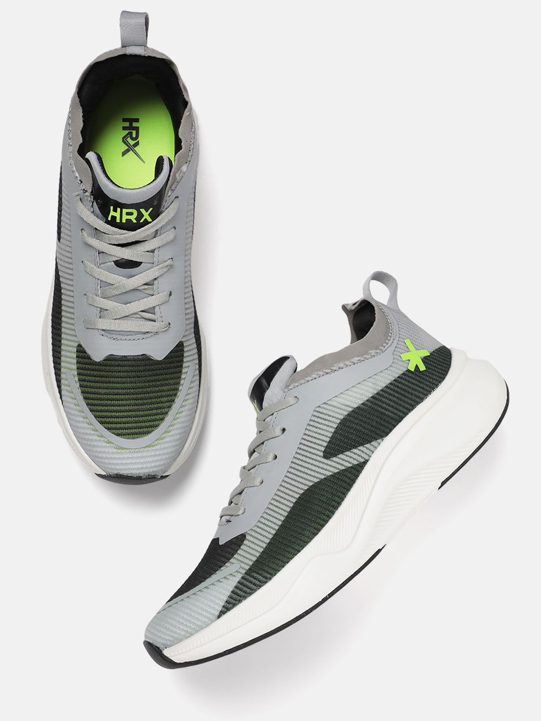 HRX by Hrithik Roshan Men Woven Design Running Shoes