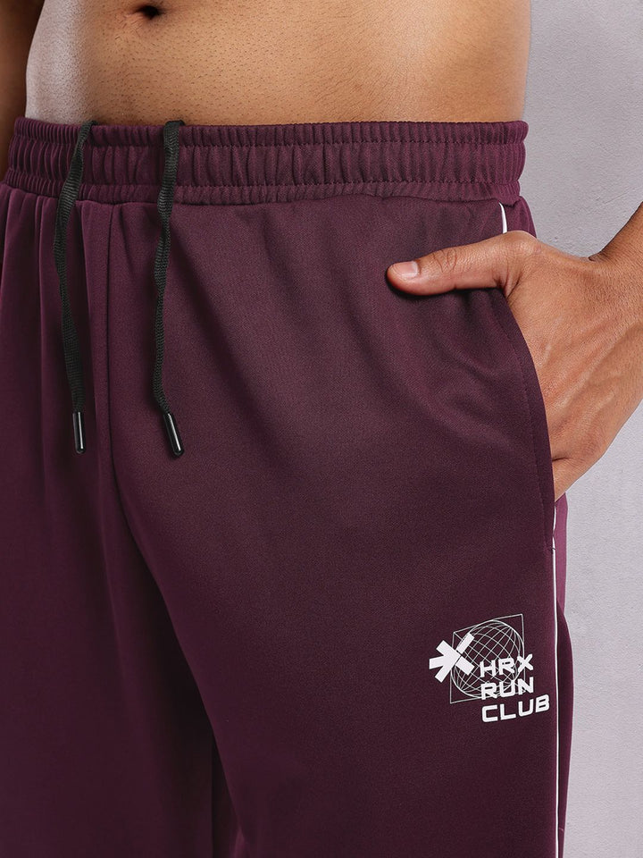 HRX by Hrithik Roshan Men Contrast Piping Rapid-Dry Running Track Pants
