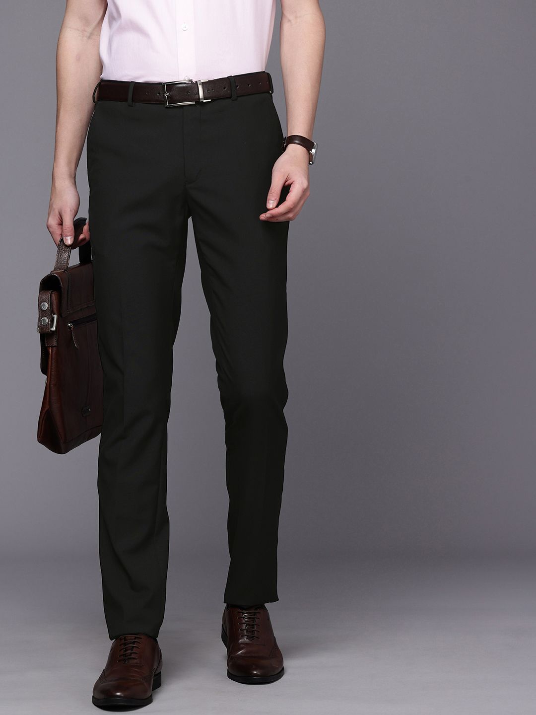 Raymond Men Slim Fit Formal Trousers