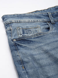 Being Human Men Straight Fit Heavy Fade Stretchable Jeans