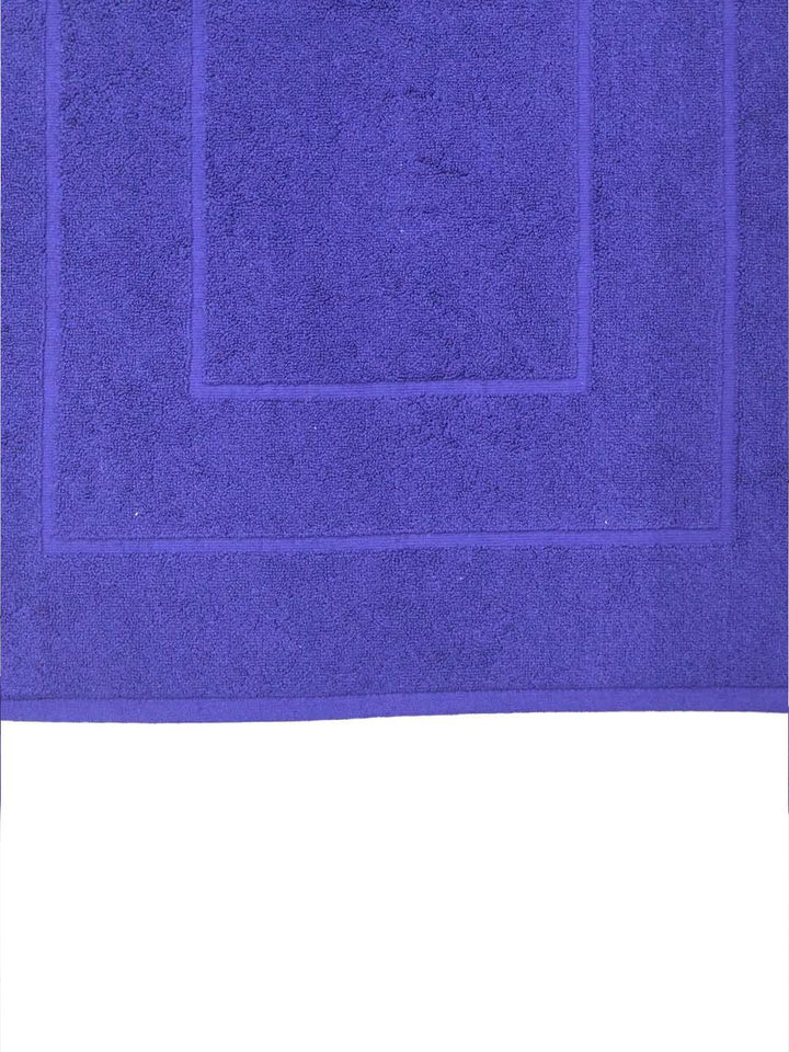 BOMBAY DYEING Navy Blue Pure Cotton 450 GSM Anti Skid 450 GSM Bath Rugs