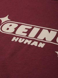 Being Human Pure Cotton Brand Logo Printed Casual T-shirt