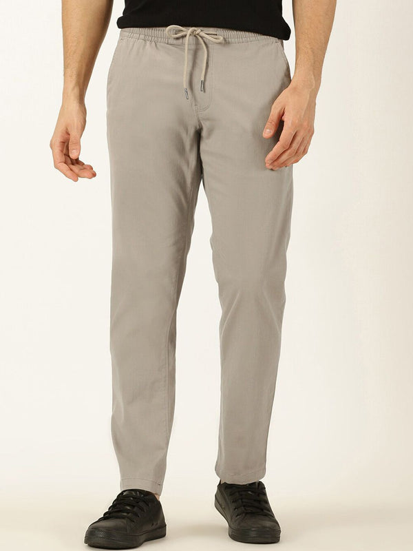 Thomas Scott Men Smart Mid Rise Cotton Trousers