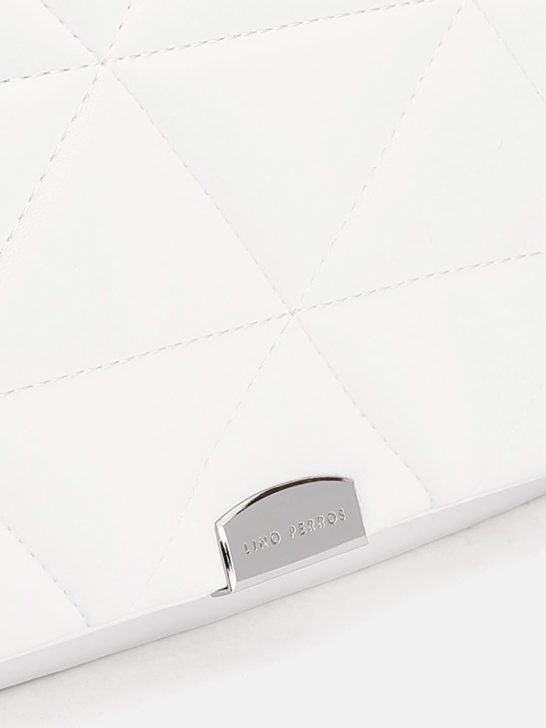 Lino Perros Structured Sling Bag with Quilted Detail
