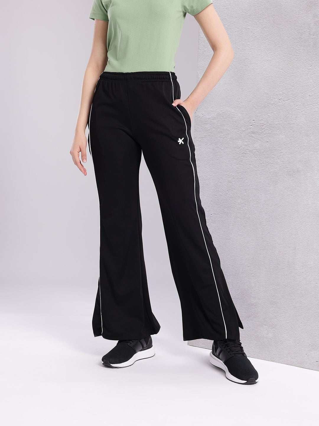 HRX by Hrithik Roshan Women Lifestyle Bootcut Fit Track Pants