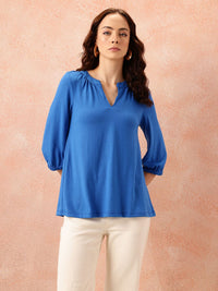 all about you Mandarin Collar Top