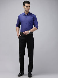 Park Avenue Opaque Self Design Textured Pure Cotton Formal Shirt
