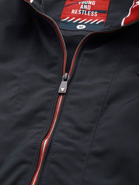 SPYKAR Solid Stand-Collar Bomber Jacket