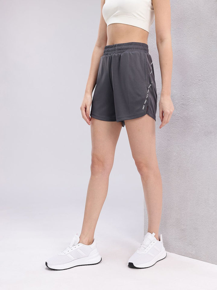 HRX by Hrithik Roshan Women Brand Logo Printed Training Shorts