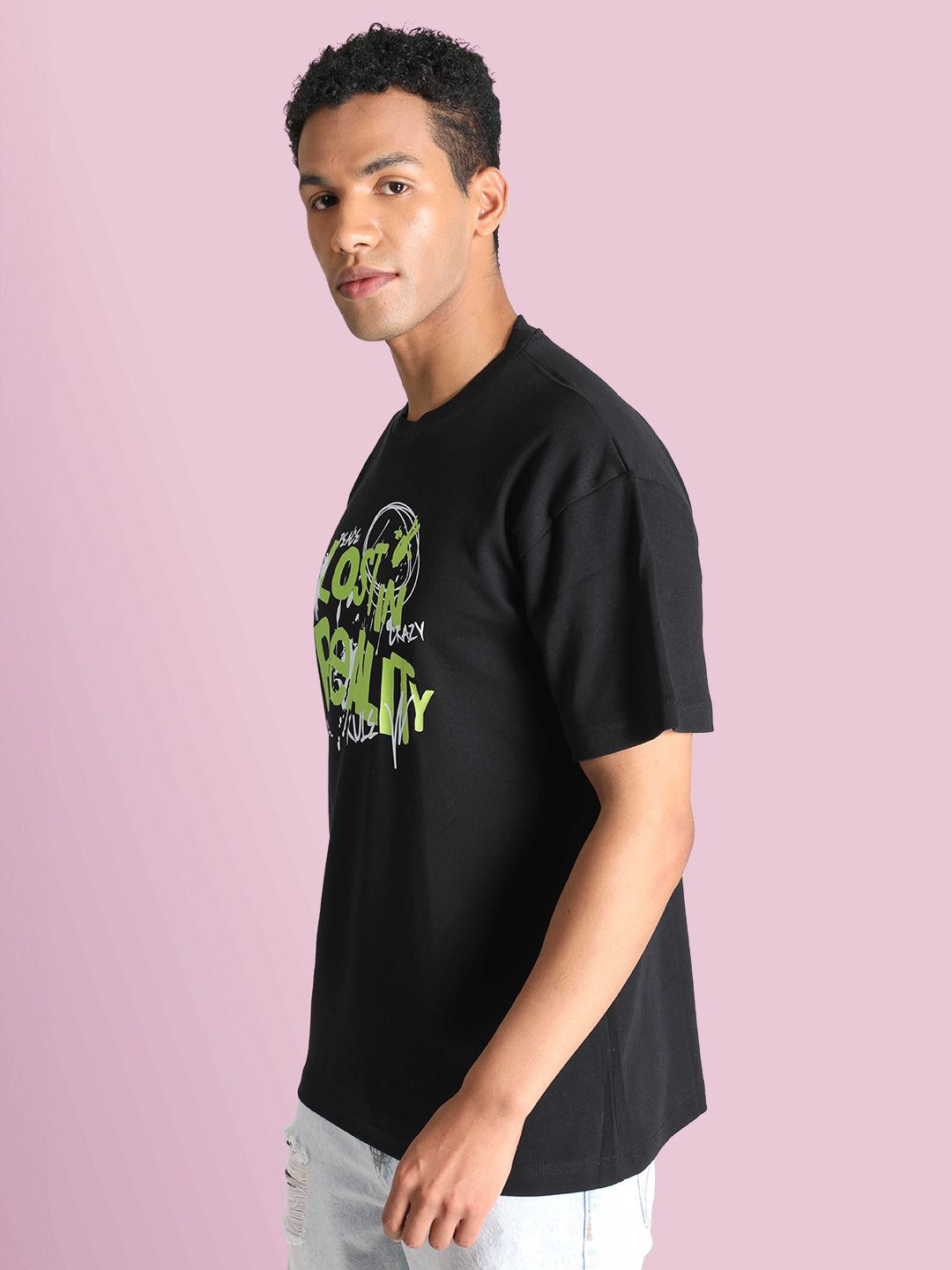 Bene Kleed Men Typography Printed Applique T-shirt