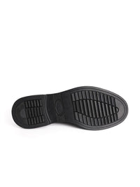 MONKSTORY Men Black Printed Textured Lace-ups PU Sneakers