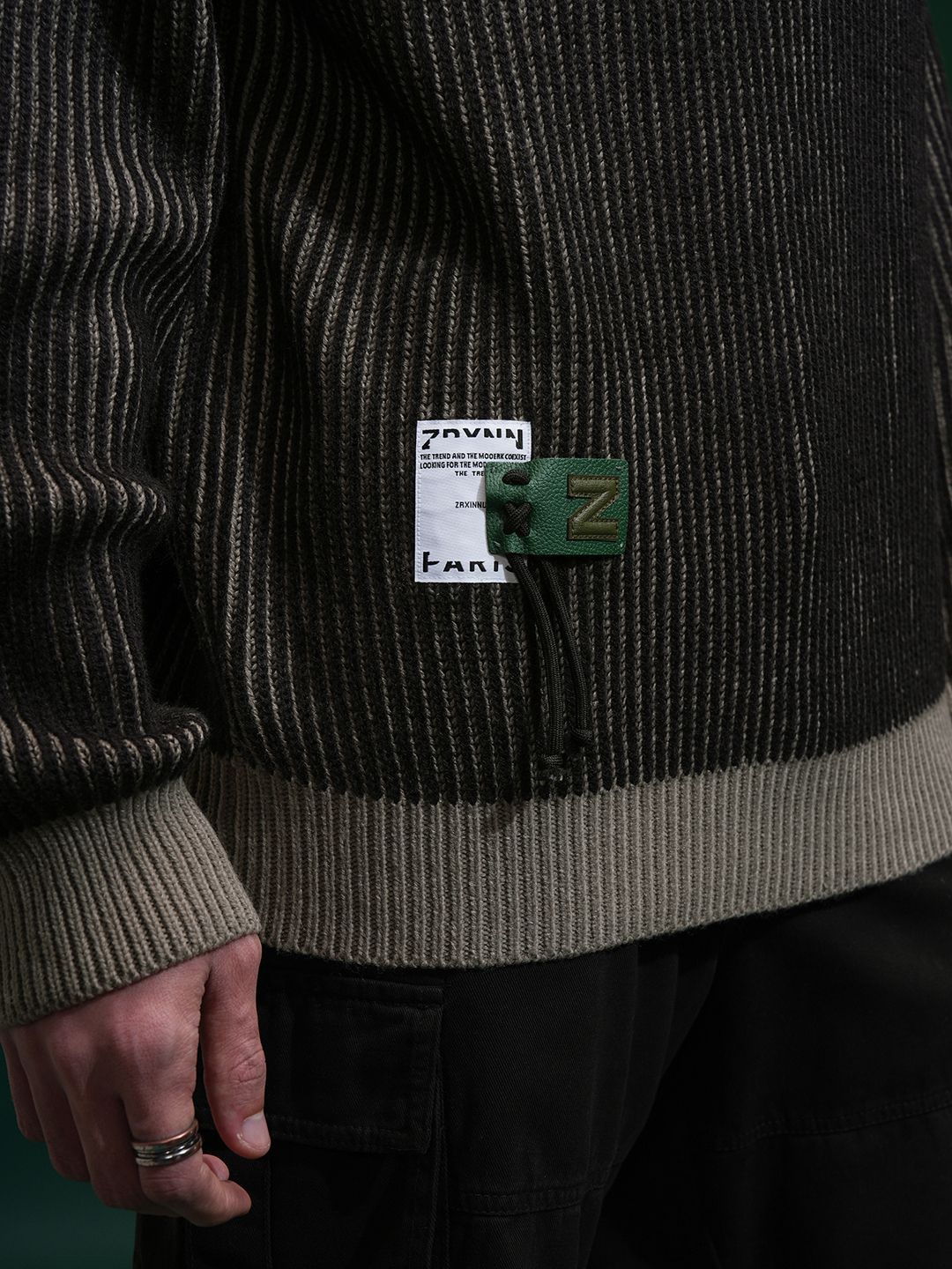 Lelaki Highlander Sweater Leher Bulat